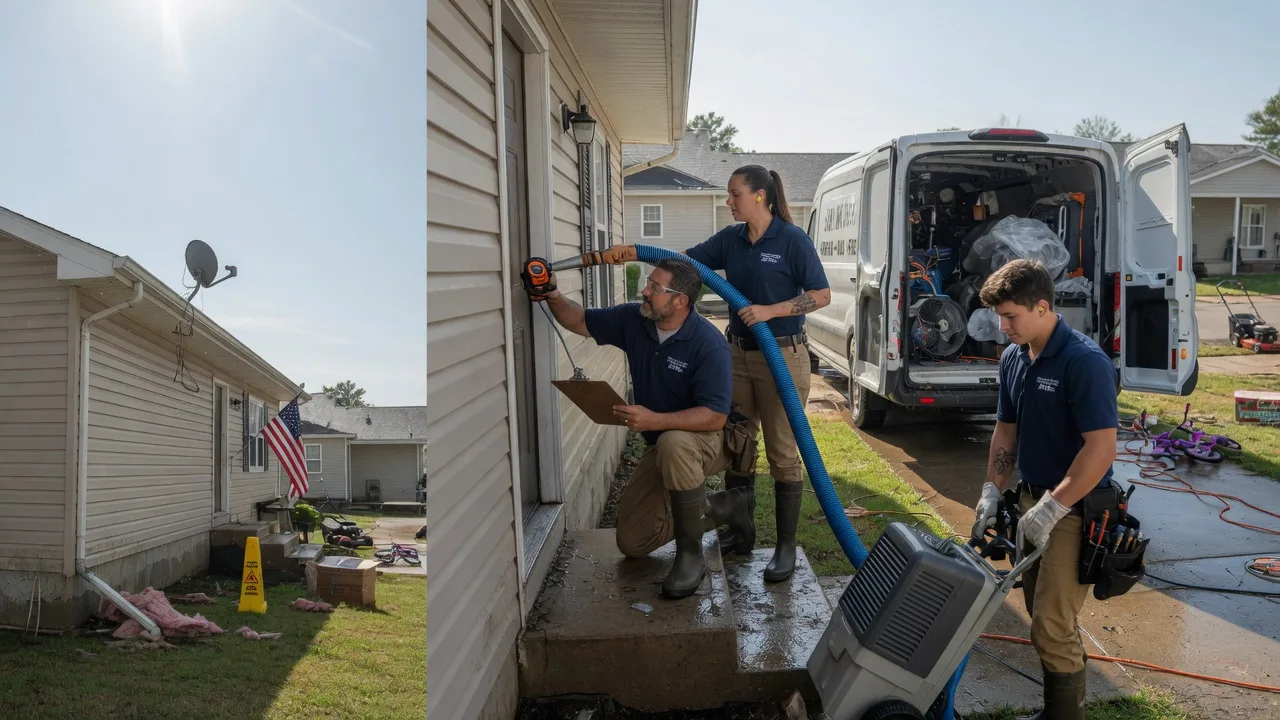 Ceiling Water Damage Restoration in Windom, KS near me
